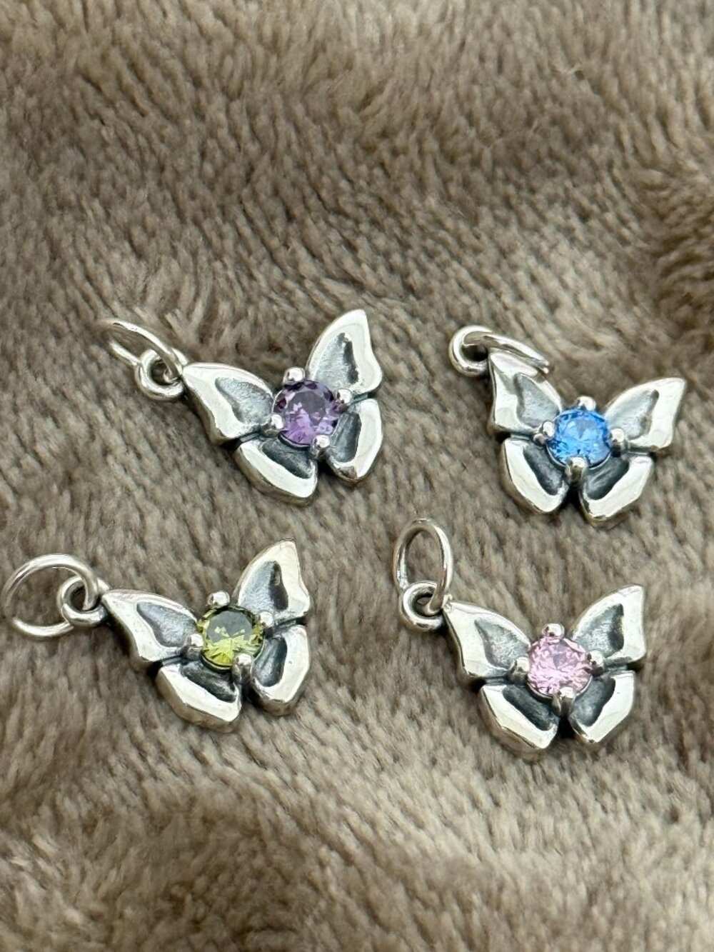 Butterfly Gemstone Charm Sterling SIlver James Avery Charm